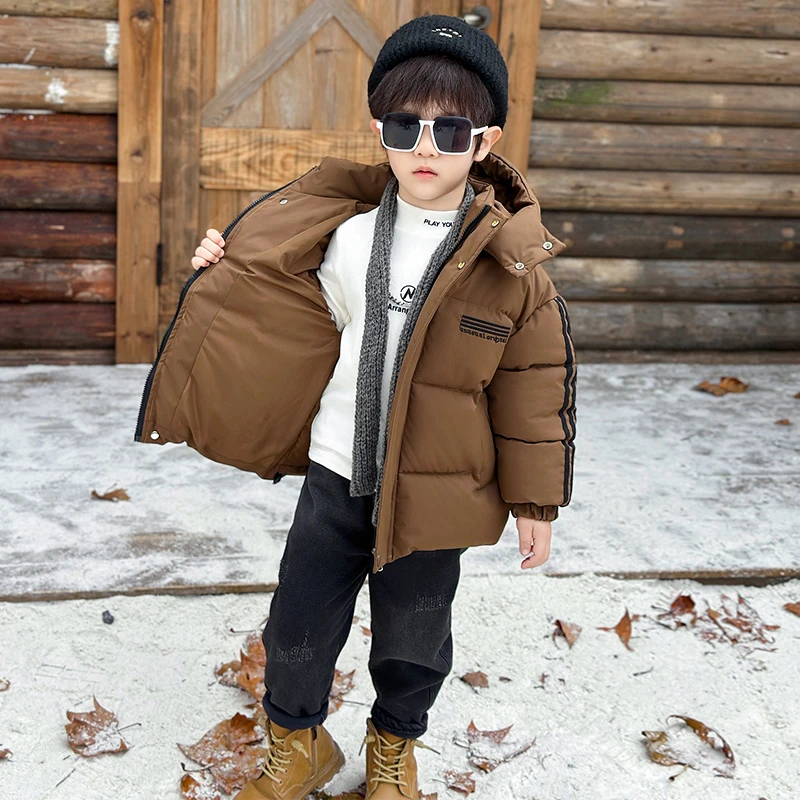 男童棉服冬季2025新款宝宝加厚棉衣洋气儿童男孩冬装棉袄保暖外套