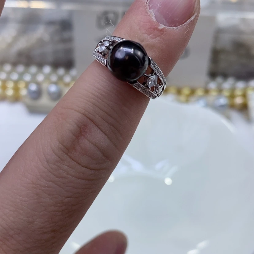 【闪购商品】海水珍珠戒指银S925镶嵌