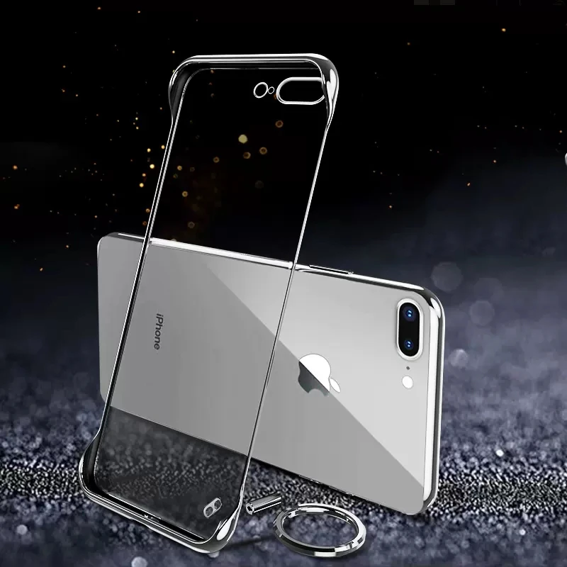 适用于苹果8 Plus无边框iPhone手机壳【清凉裸机手感+高透明】