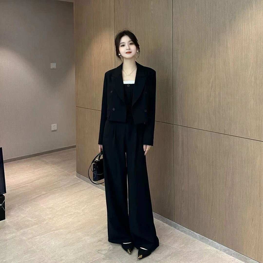 LUOZHIYIN/罗知音【J19162Z】春季西装短显西装长袖外套