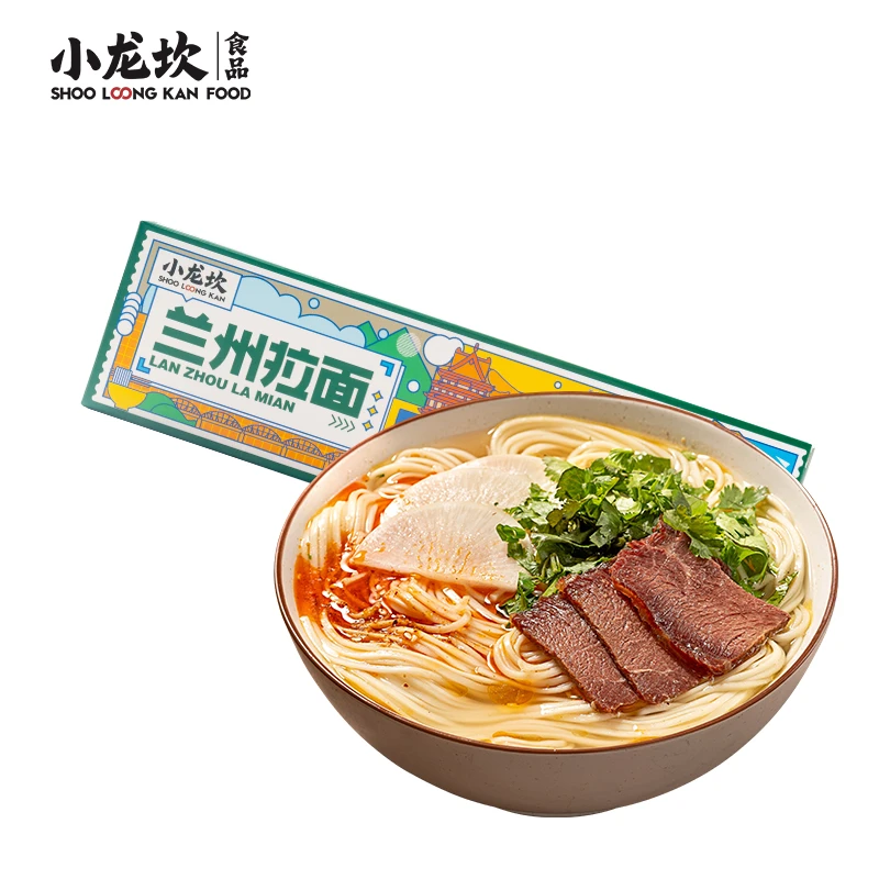 小龙坎鲜香兰州拉面127g带调料包挂面即煮面条夜宵美味