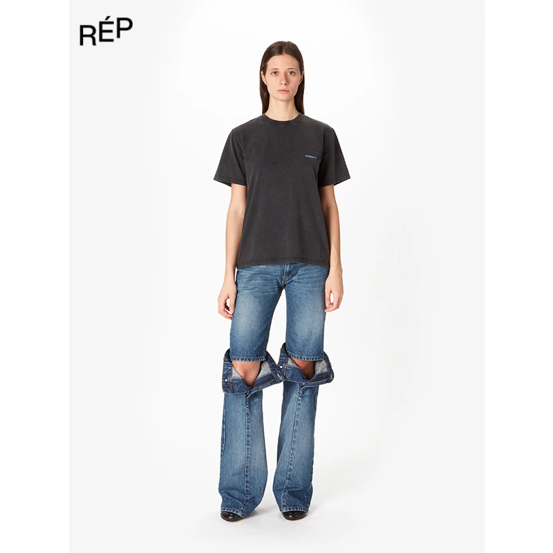 COPERNI设计师品牌 黑色水洗短袖LOGOT 24PF TheREPUBLIQUE买手店