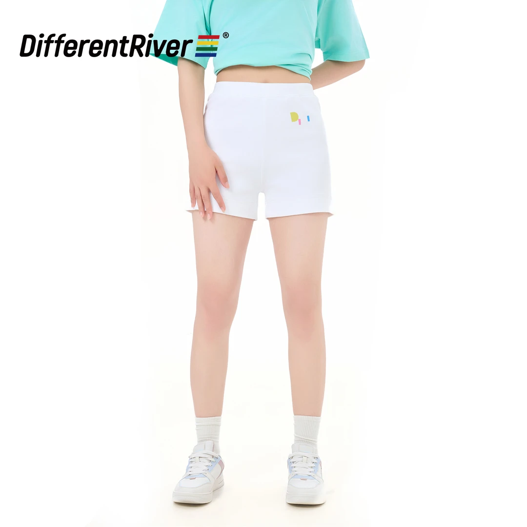 DifferentRiver2025春夏【S/HE】自在系列-太空棉修身三分骑行短裤