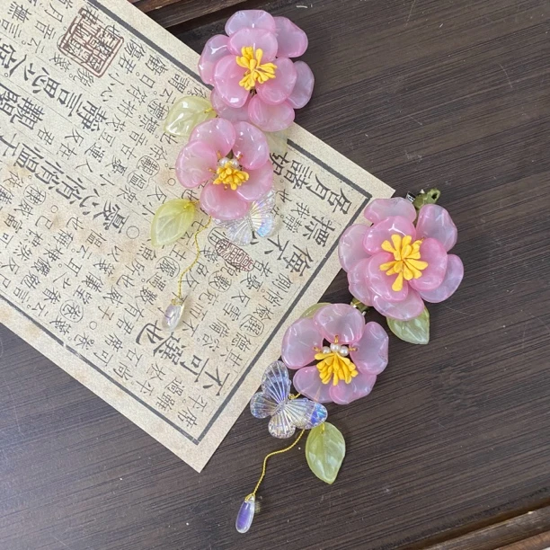 【入梦山茶】琉璃花古风汉服配饰