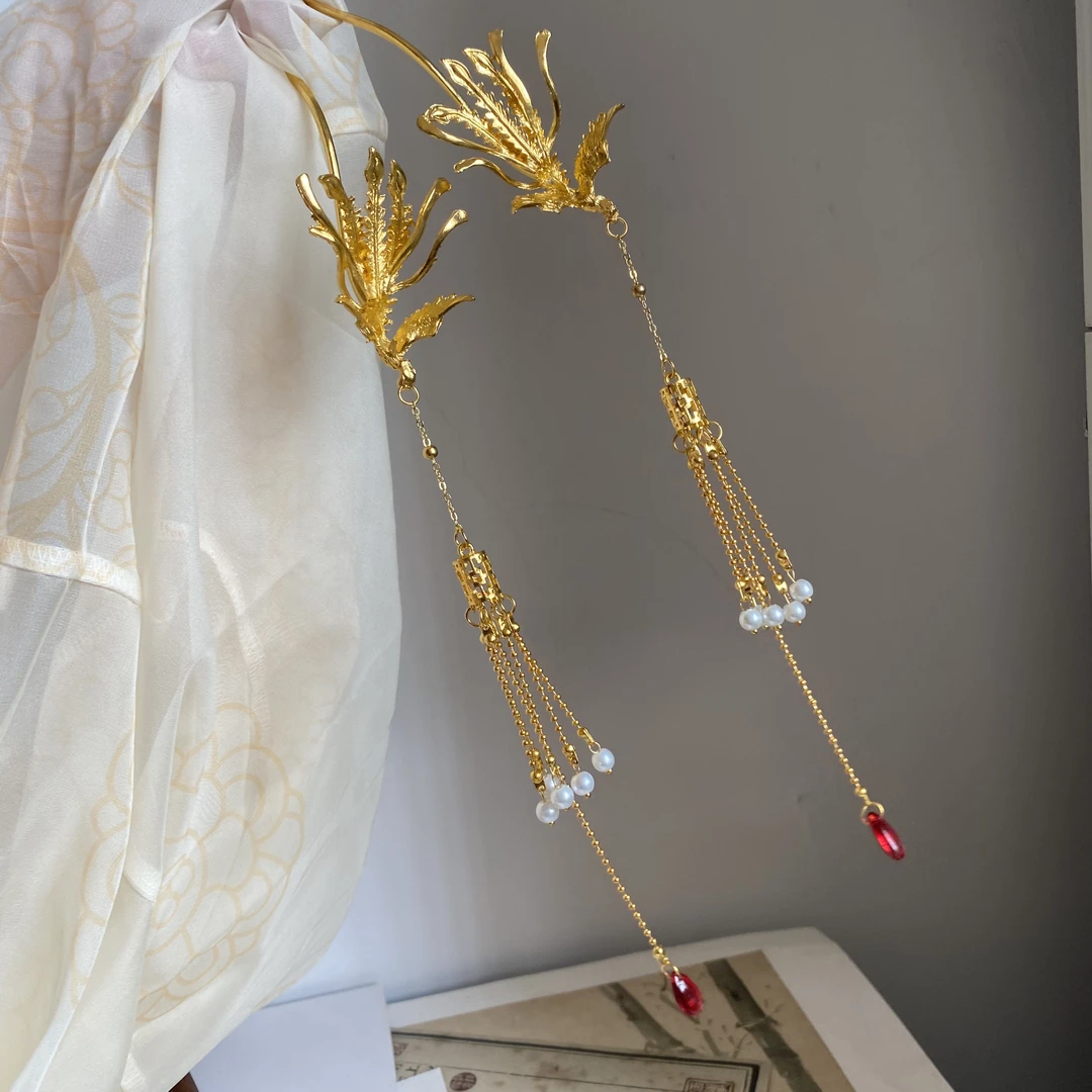 【比翼凤】流苏古风汉服配饰