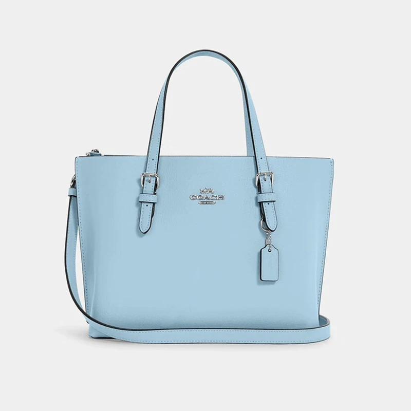 COACH/蔻驰Mollie 25 纯色五金扣牛皮革斜挎包C72372香港直邮
