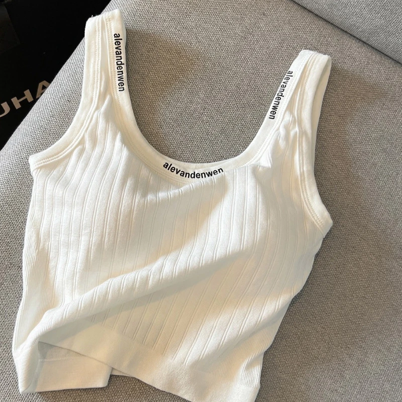 显瘦百搭无袖性感吊带孕妇装背心夏新款内搭外穿美背文胸一体内衣