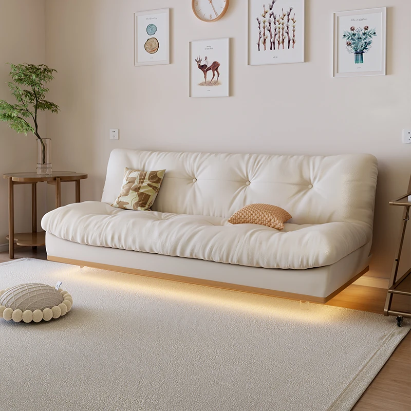 木屋记折叠云朵沙发科技布客厅小户型现代简约直排三人网红沙发