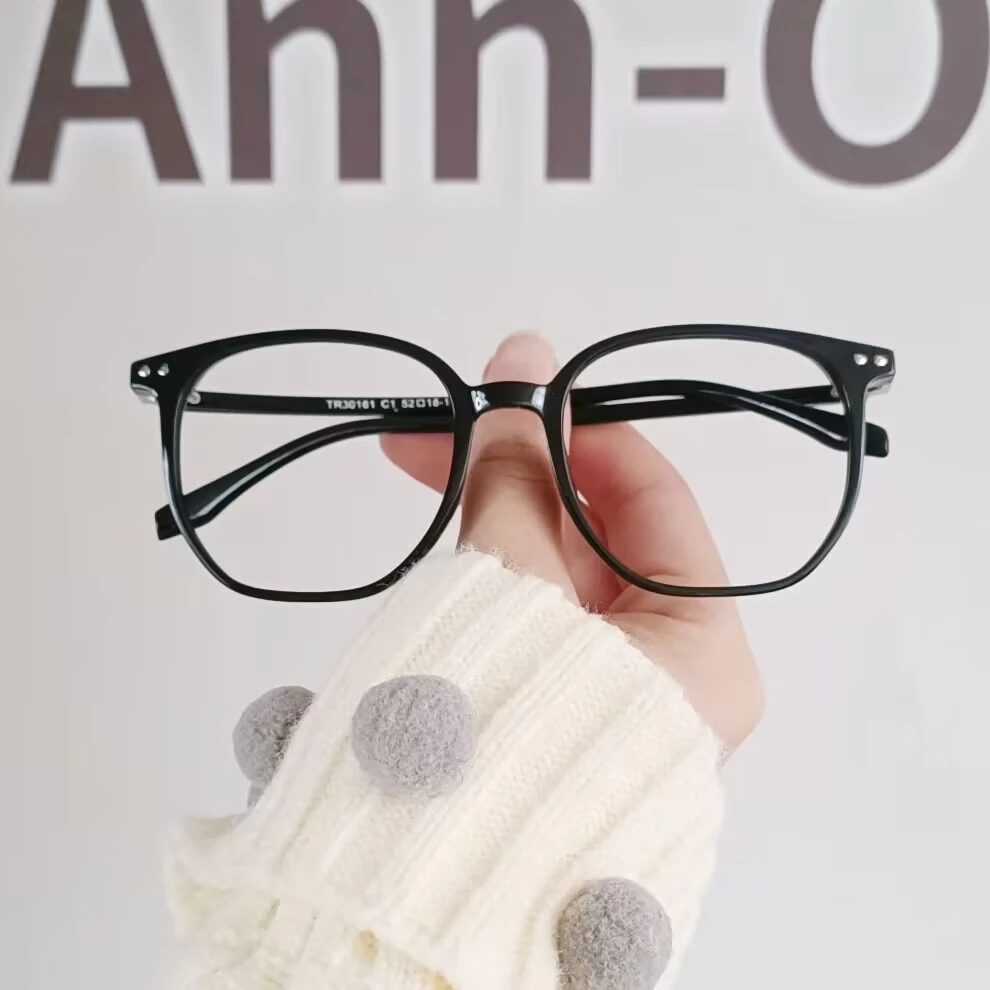 24号--超轻时尚多边形百搭高颧骨菱形脸中等框型近视眼镜素颜神器