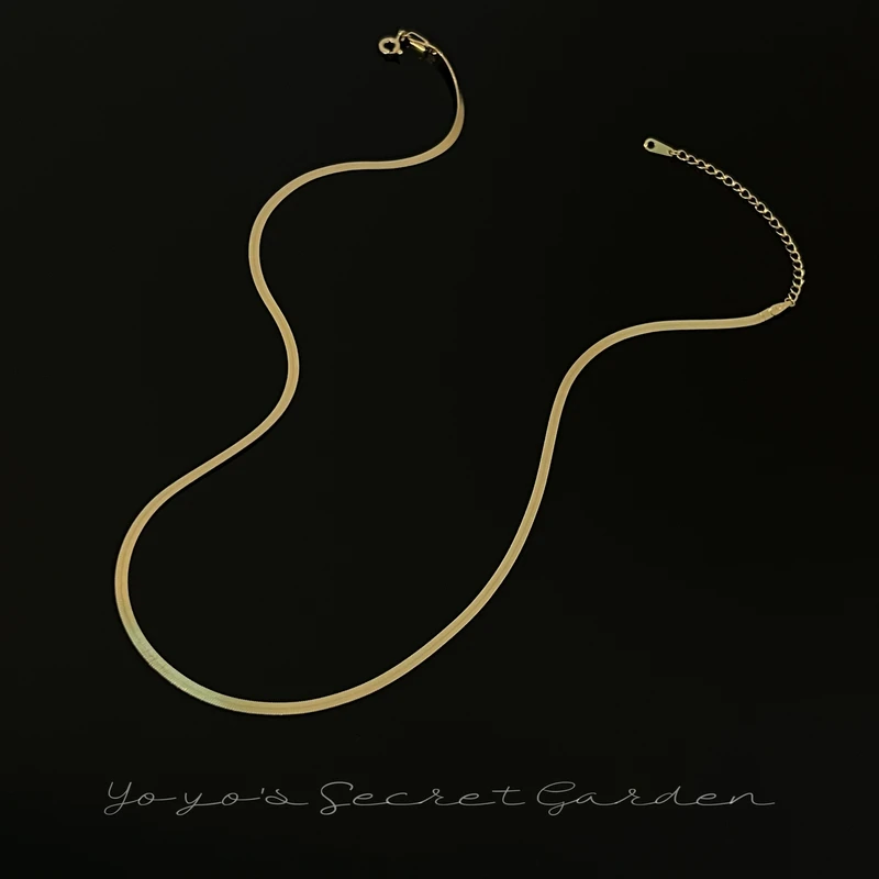 坠链均925银 994超经典推荐! 单层简约蛇骨项链锁骨链