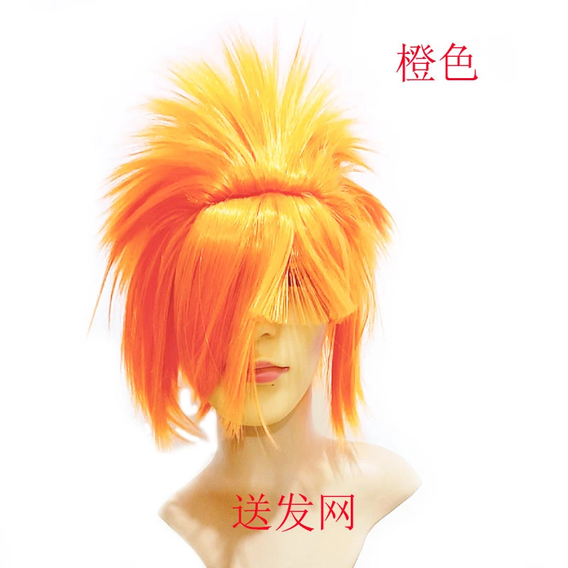 葬爱家族杀马特蓬松竖直立假发摇滚表演节目舞台短视频直播间道具