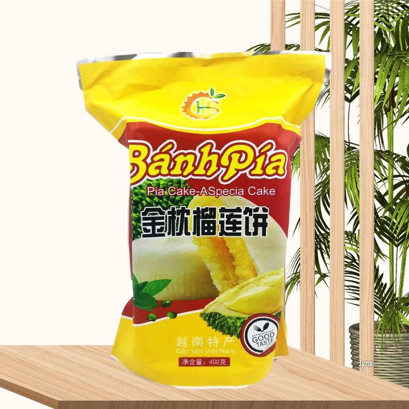 ［响哥与小花专属］越南风味榴莲饼400克袋装一袋有4个饼休闲零食