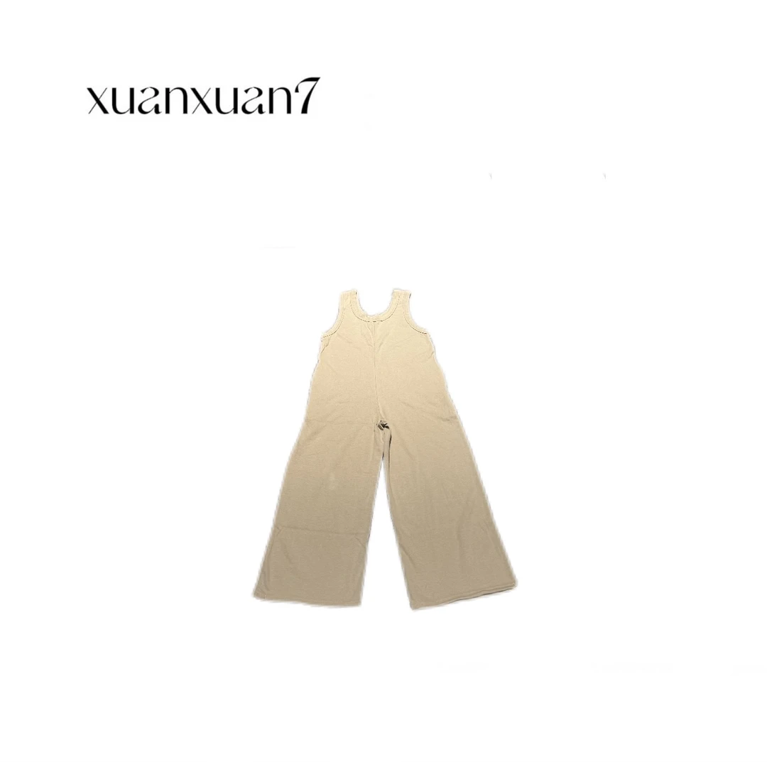 萱萱7【todayful棉麻无袖U领休闲裤】