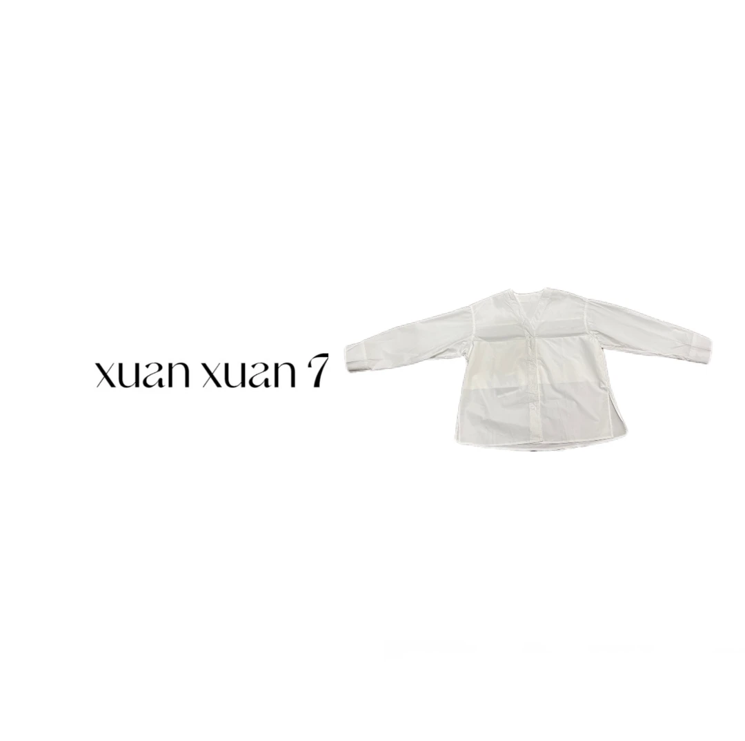 萱萱7【法式v领衬衫】