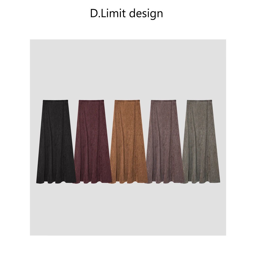 【D.Limit design】高腰显瘦A字大摆裙DLAJ4829