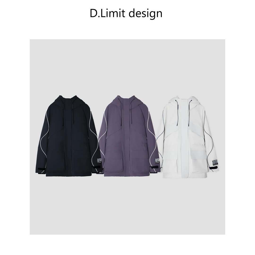 【D.Limit design】时尚运动户外宽松连帽冲锋衣DLCFY5705