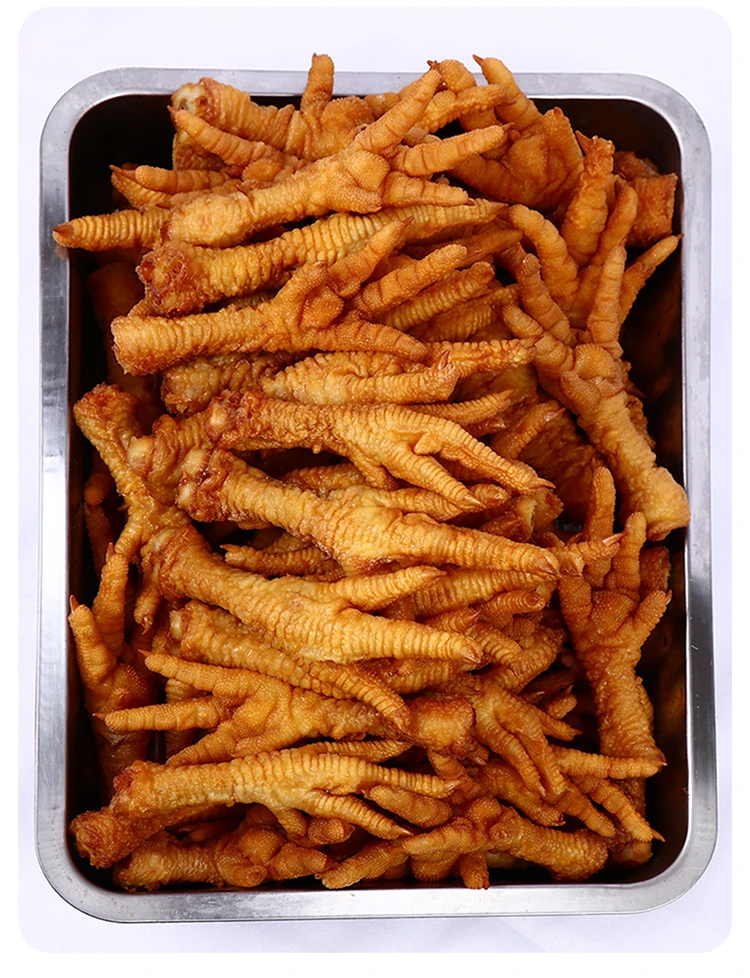 火锅虎皮凤爪冷冻油炸鸡爪半成品卤鸡爪螺蛳粉串串麻辣烫卤味鸡爪