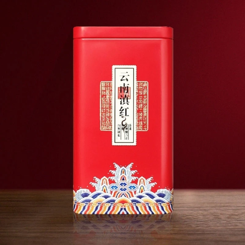 【拍1发2带飘逸杯】云南古树晒红茶铁罐散茶 2024年原料 125g滇红