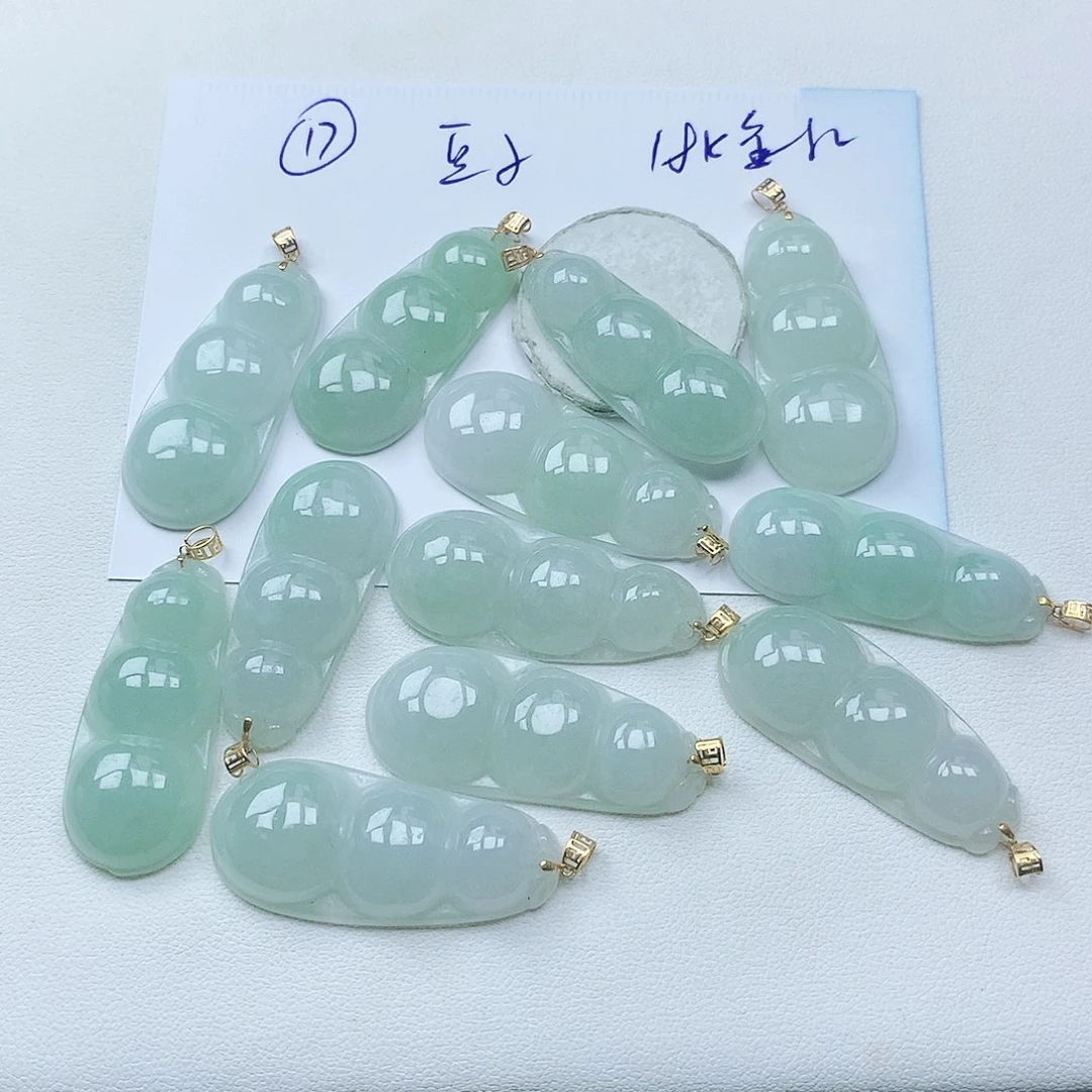 翡翠颈饰18K金镶嵌多样性发其一