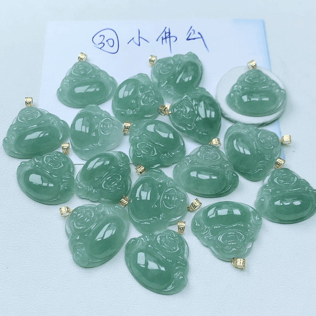 【闪购商品】翡翠颈饰18K金镶嵌多样性发其一