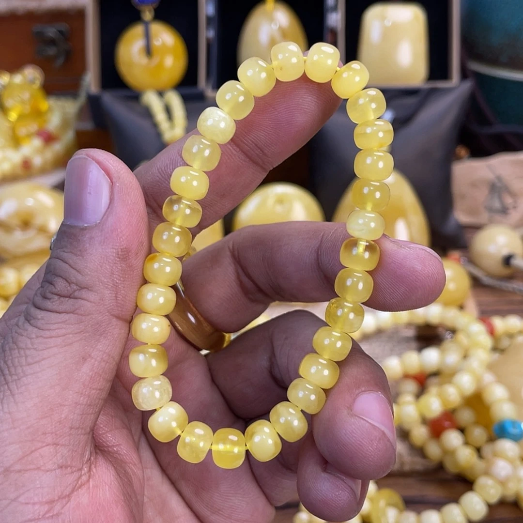 【闪购商品】蜜蜡手串未镶嵌7