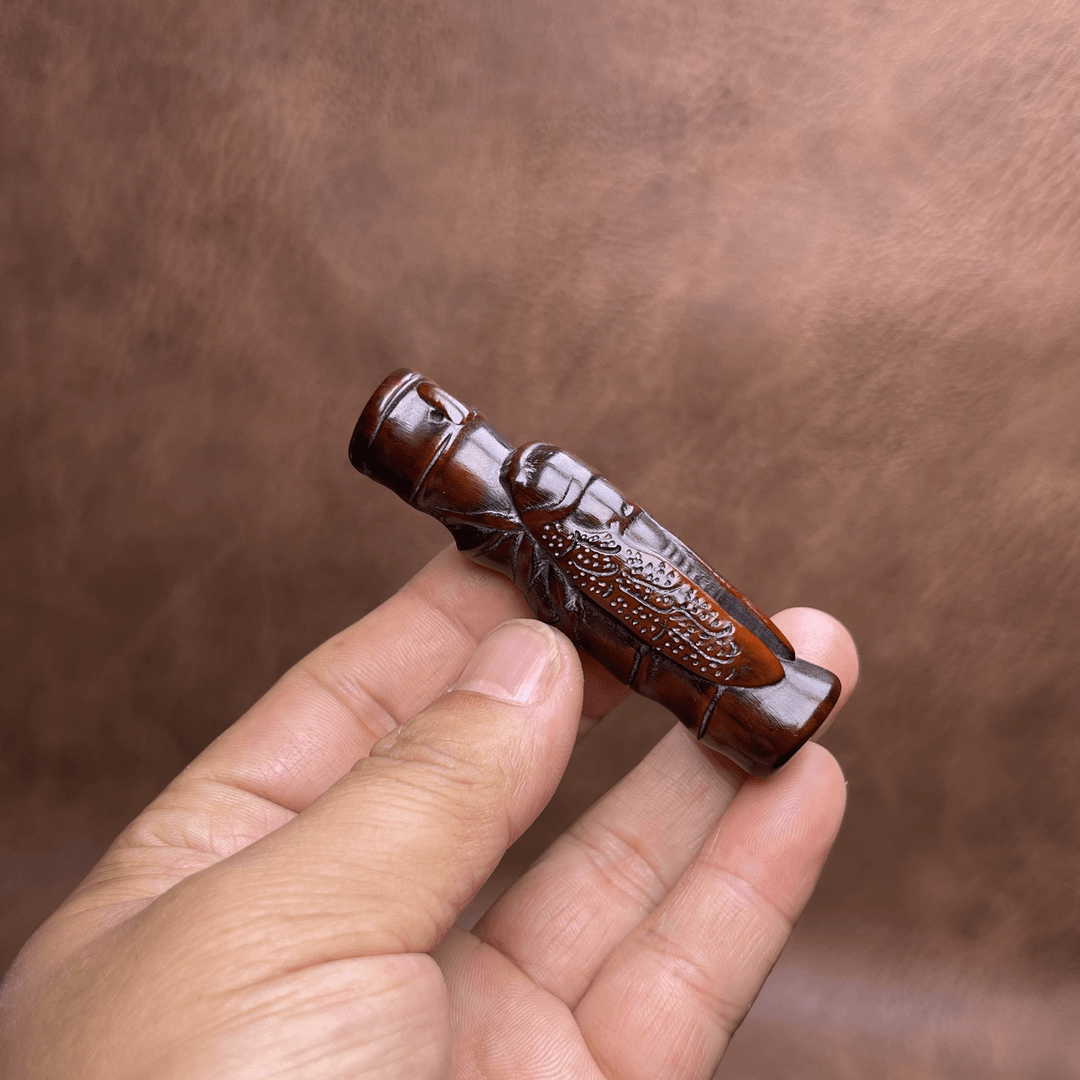 非金属珐琅吊坠 精美养殖牦牛角雕刻节节高 男女同款