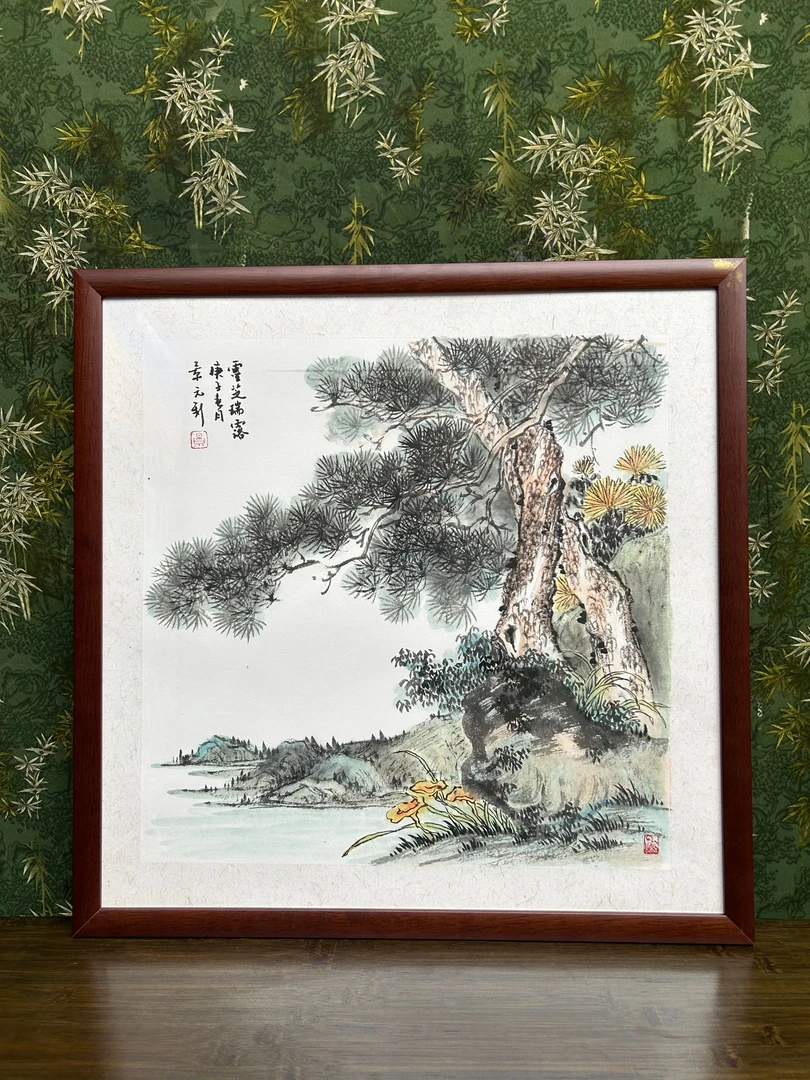 026《松柏如意图》50*50