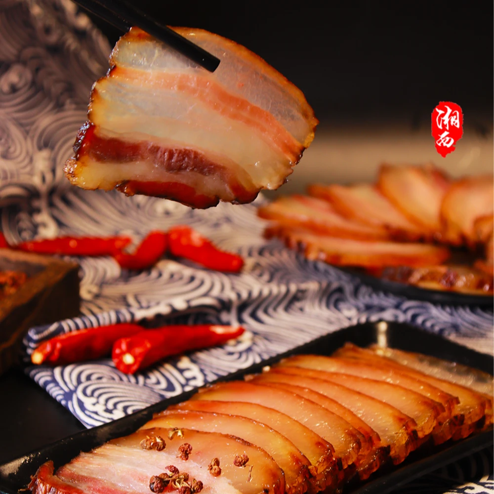 【湘西集市】散装称重 农家腊肉 现秤现拍 农村自己家熏的腊肉 美味