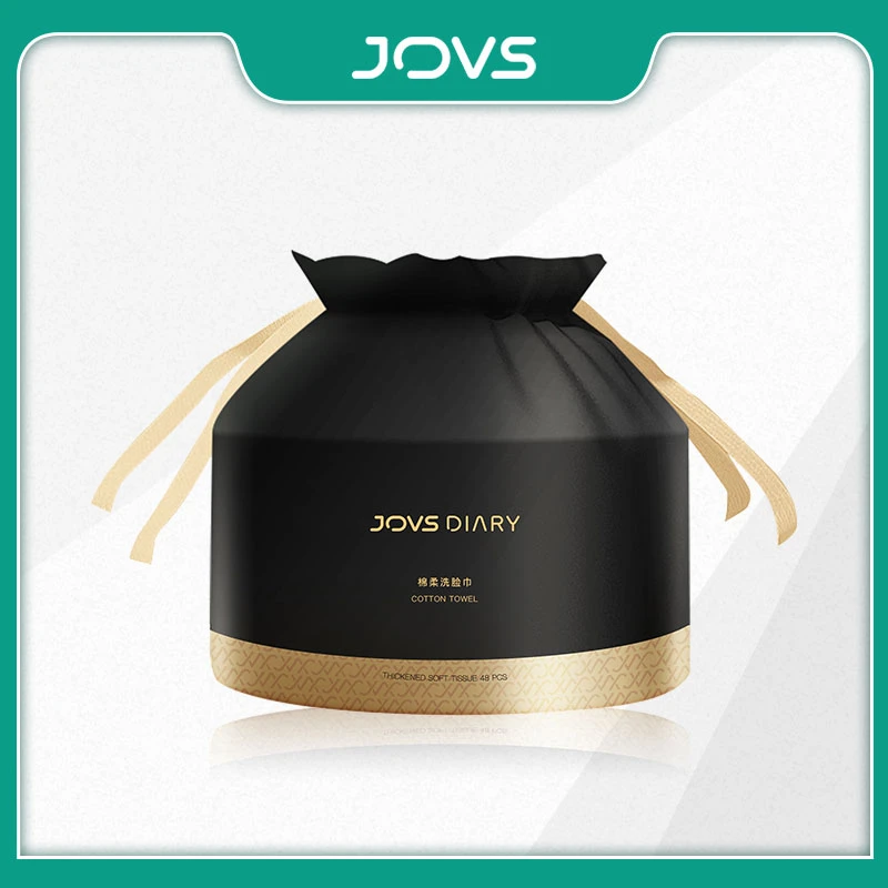 JOVS清洁滋润温和干湿两用家用棉柔洗脸巾 -k
