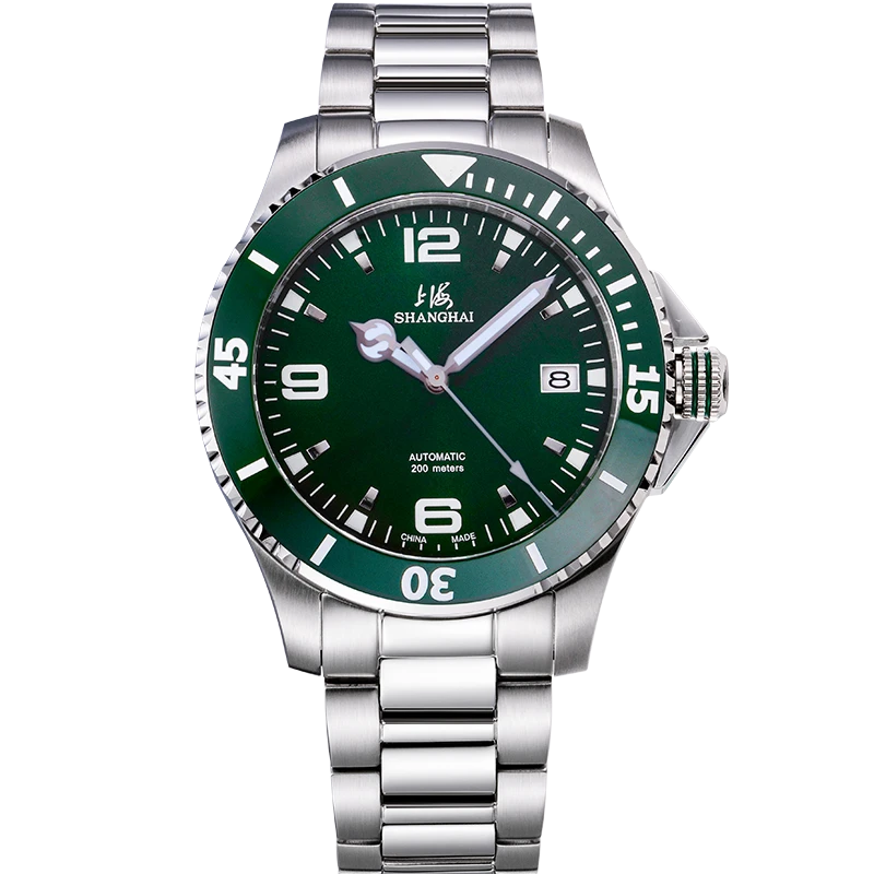 SHANGHAI/上海【夏天必备系列】男款男士夜光全自动腕表手表SH3080
