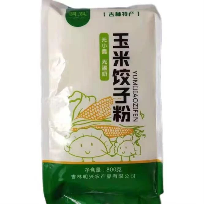 明双玉米饺子粉大包装800g/袋无小麦面粉
