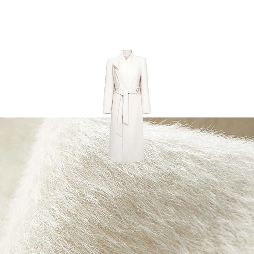 2024上新新中式｜国风设计拼皮时尚秋冬双面羊绒大衣