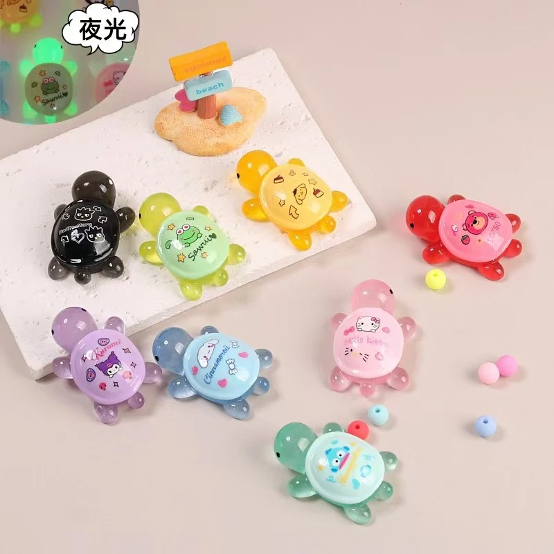 三丽鸥树脂配件批发乌龟对对碰抖音盲袋手工diy饰品