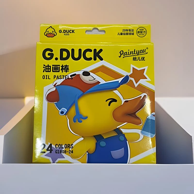 小黄鸭油画棒一盒24色0120