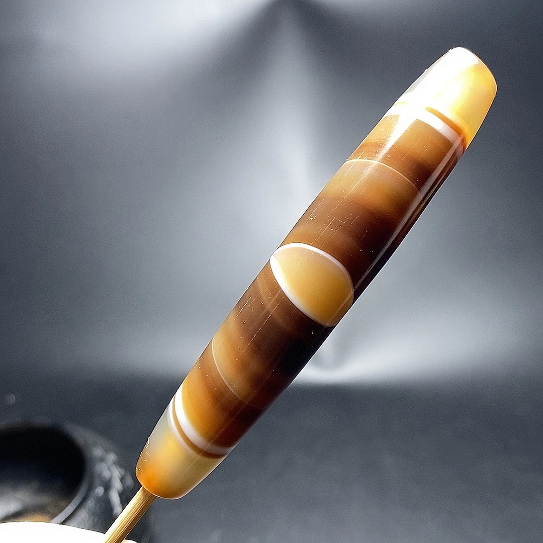 缠丝玛瑙风化拉丝风化天眼吊坠挂件