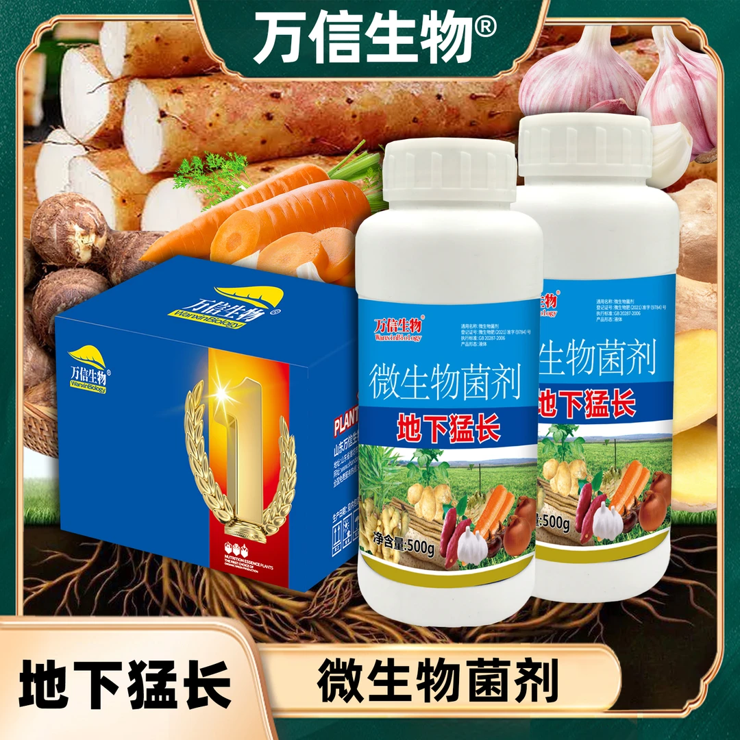 地下猛长地微生物菌剂氨基酸下根茎膨大素冲施肥叶面肥膨大剂