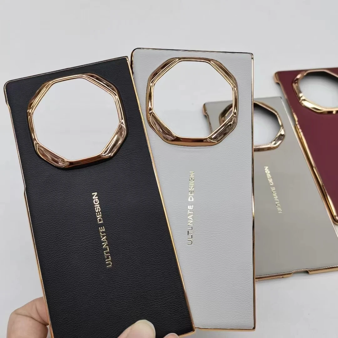 适用华为MateXT非凡大师手机壳三折叠屏高档真皮单后壳防摔