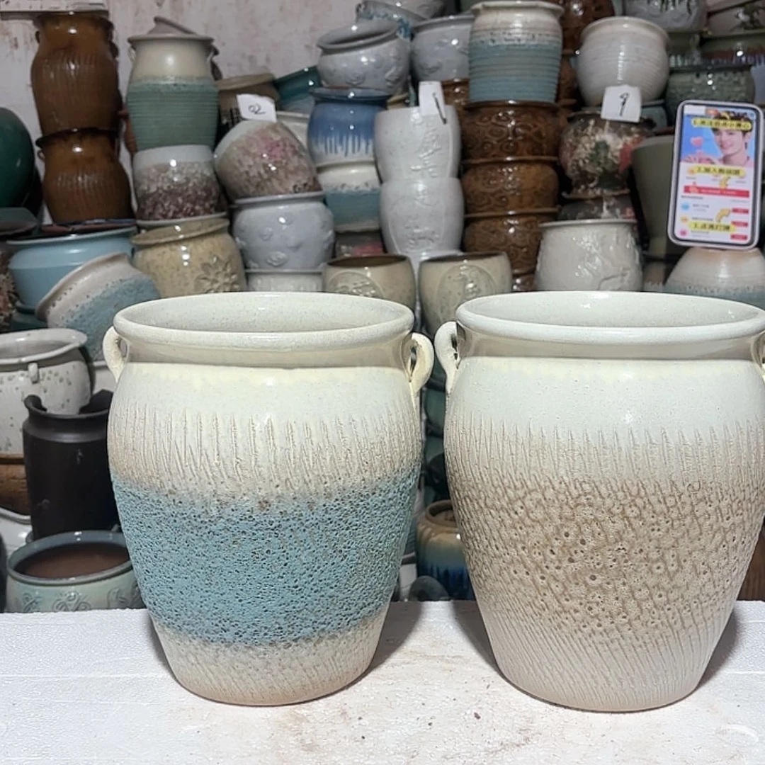 【闪购商品】紫砂花盆19*25尺寸两个