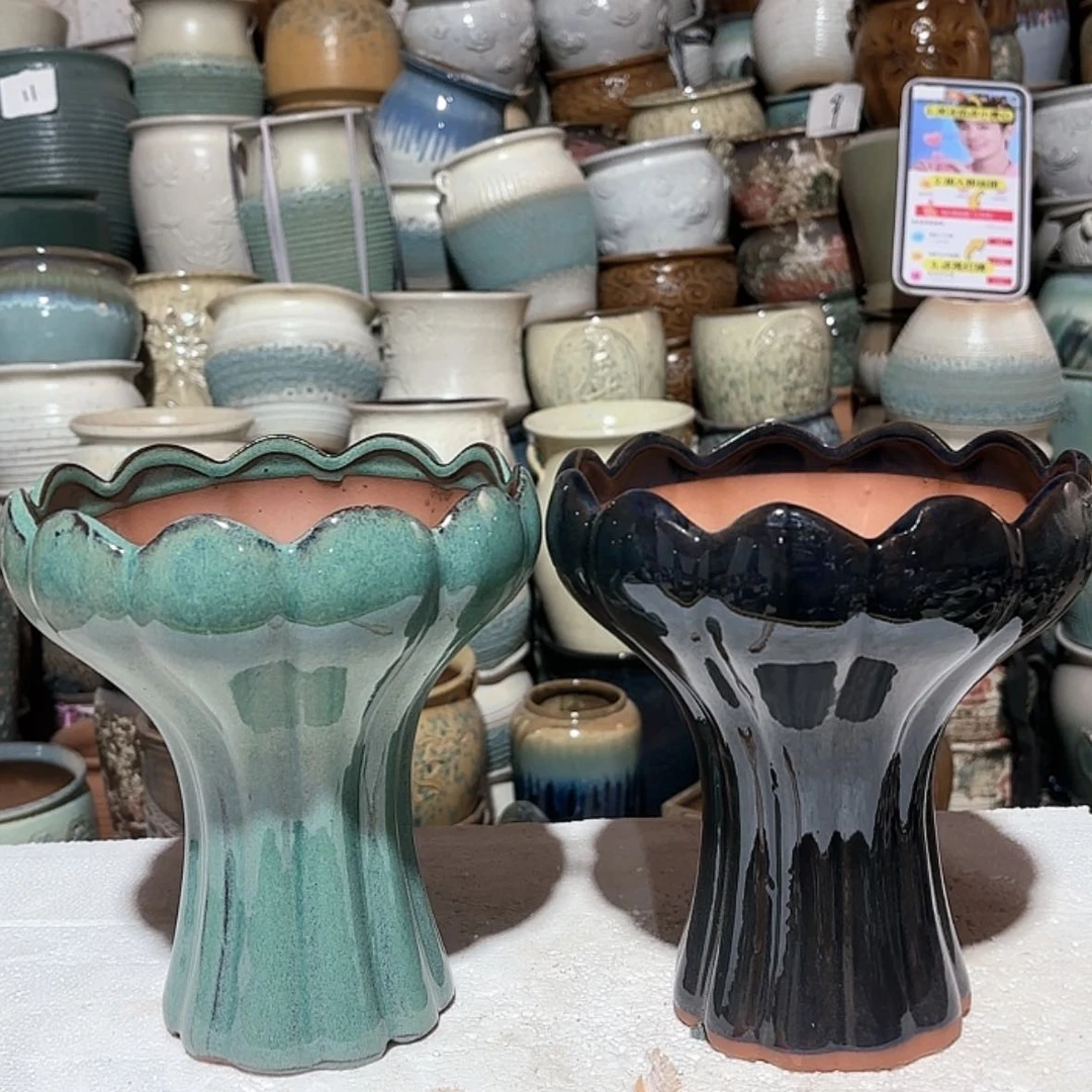 【闪购商品】紫砂花盆19*22尺寸两个13