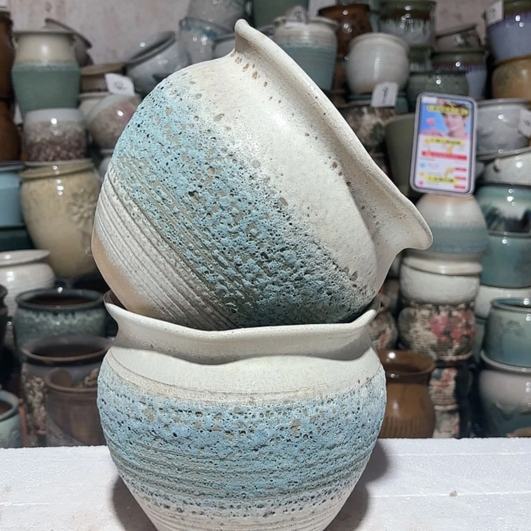 【闪购商品】紫砂花盆20*19尺寸两个