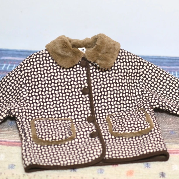 超值尾单！女童羊羔绒外套秋冬款儿童洋气宝宝上衣加绒加厚保暖款