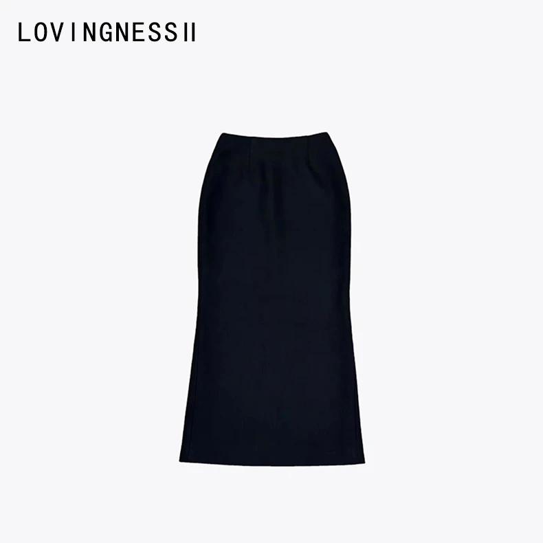 小众设计经典高级通勤半身鱼尾裙修身显瘦包臀裙女