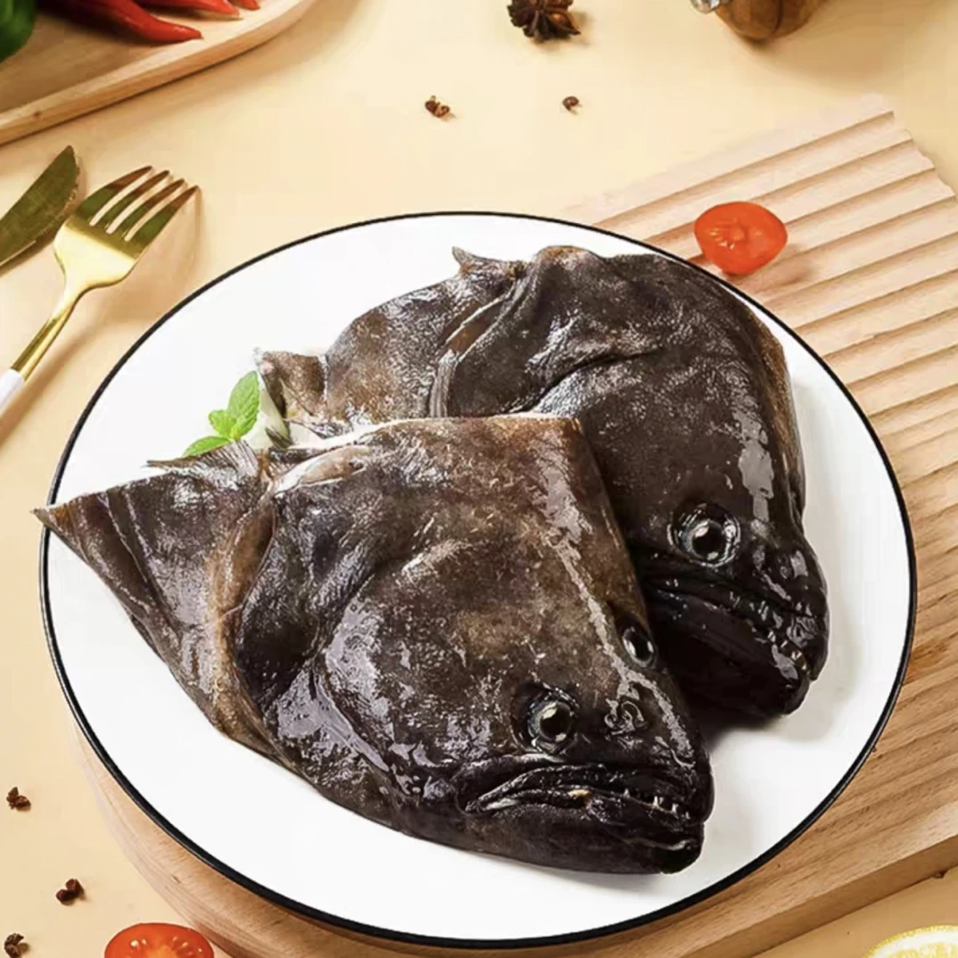 冷冻鲽鱼头格陵兰比目鱼鱼头