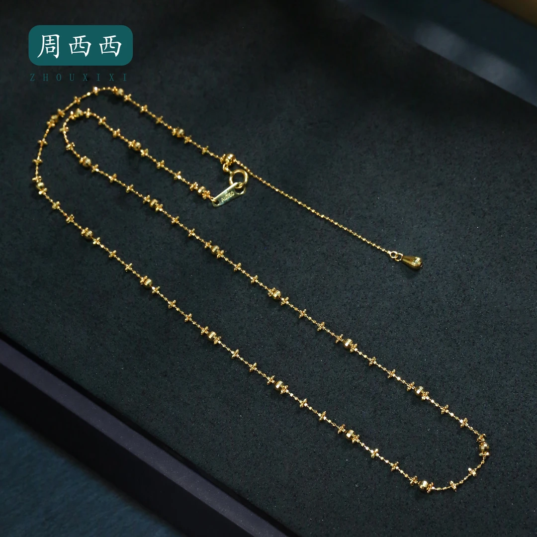 周西西精美珠宝18金项链经典百搭多样性发货16520
