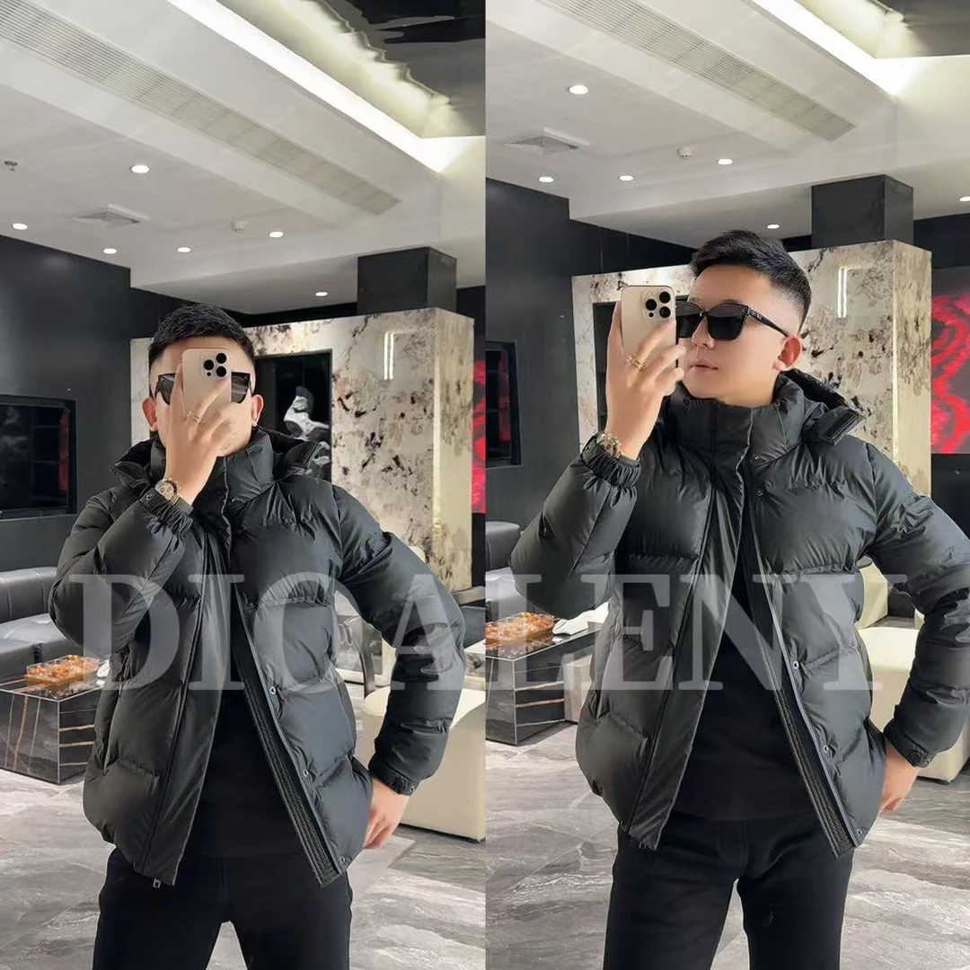 【蒂奥莱尼】9815冬季轻奢羽绒服新国标(90)防风连帽经典羽绒服