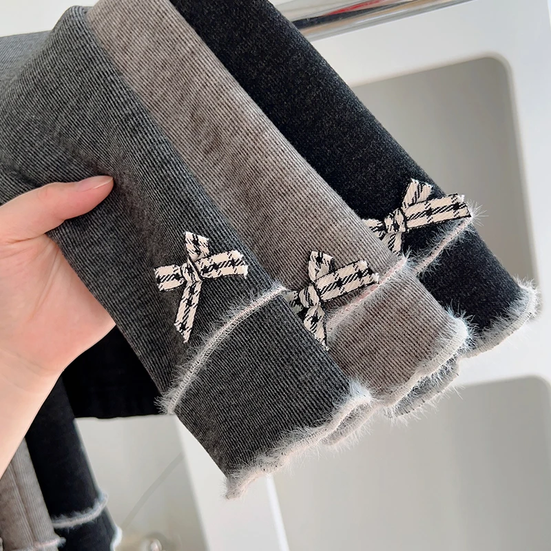 女童加绒打底裤10度左右可穿秋冬款宝宝秋装儿童秋冬加厚裤子洋气