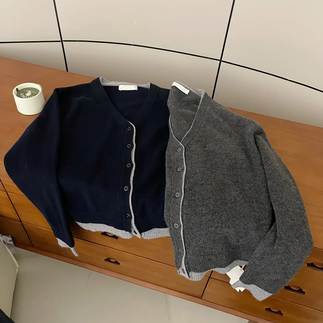 FUJIA STYLE新款气质休闲韩版简约长袖假两件毛衣Z51086