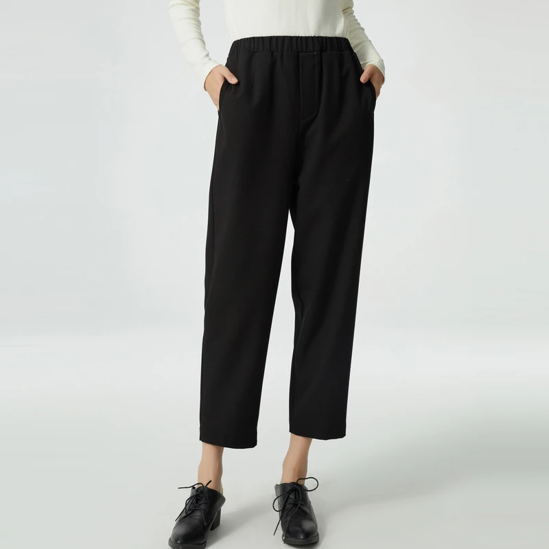 布景休闲裤女冬季新品BW34KQ1520