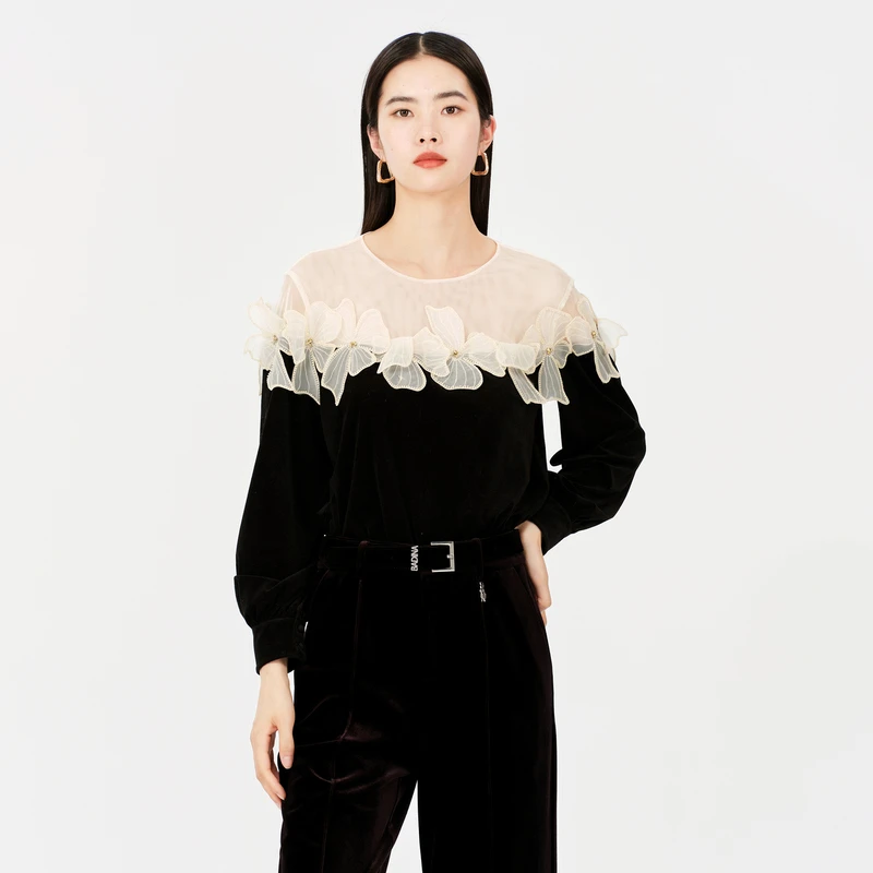 BADINA毛针织衫133M327