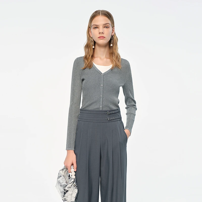 COLOVE毛针织衫343Q040